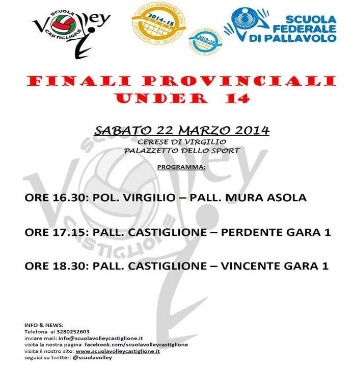 Finale provinciale Under 14