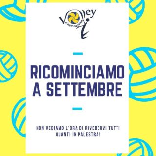 Ricominciamo a settembre